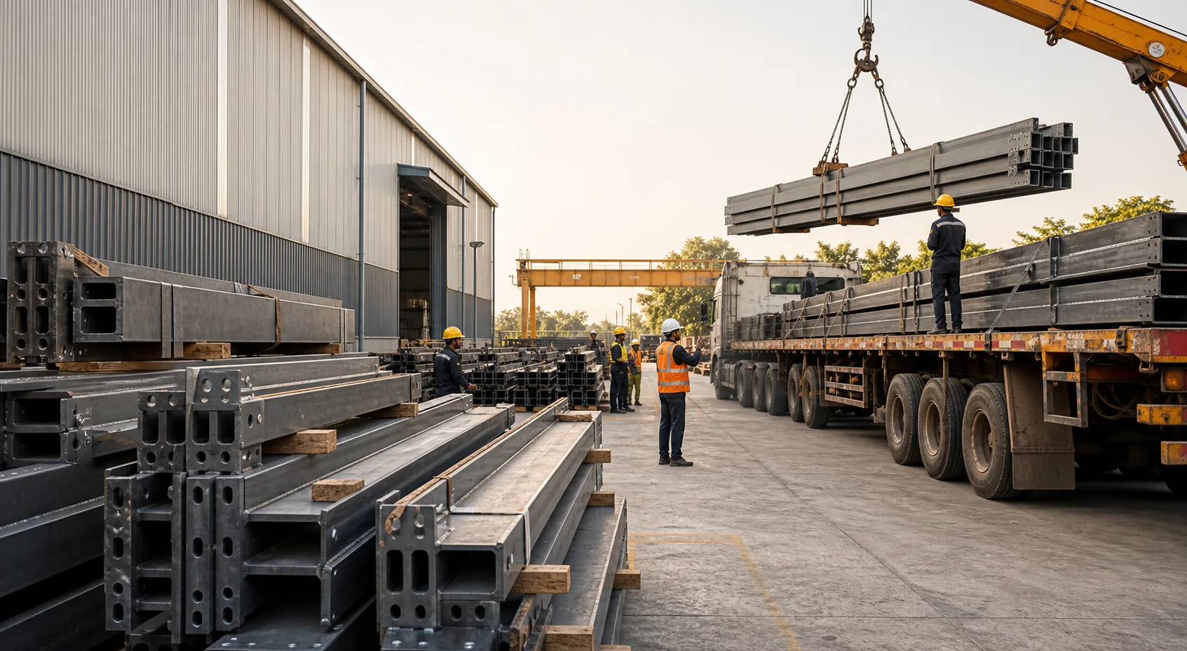 Industrial frames and support steel